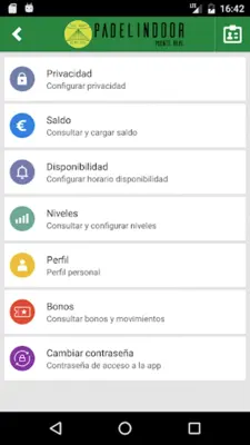 Padel Indoor Puente Real android App screenshot 0